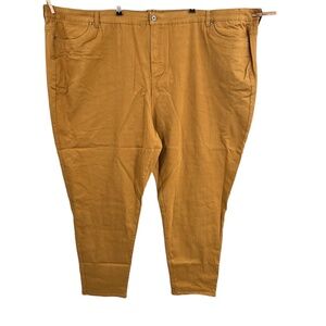 Universal Standard Tan‎ Stretchy High Rise Jeans Cotton Stretch Size 40L New